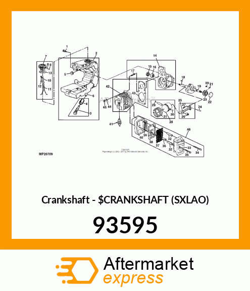 Crankshaft - $CRANKSHAFT (SXLAO) 93595