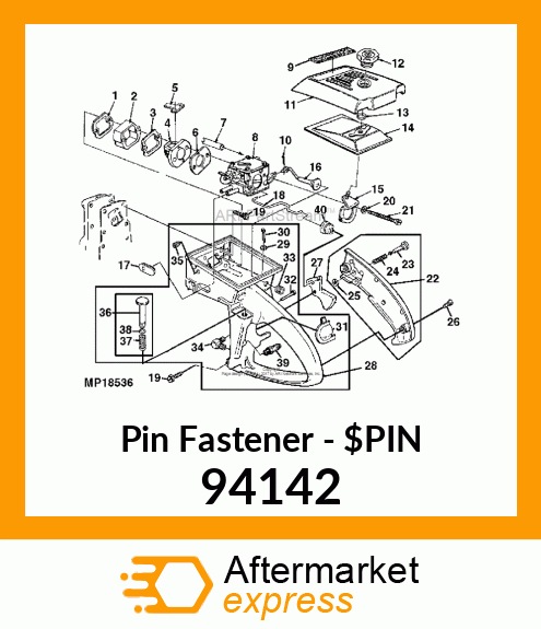 Pin Fastener - $PIN 94142