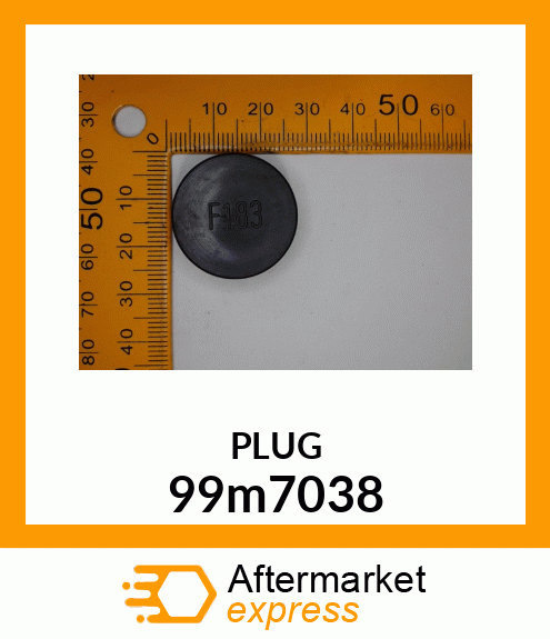 PLUG,PLASTIC 19.3 LAN968 BLACK 99m7038