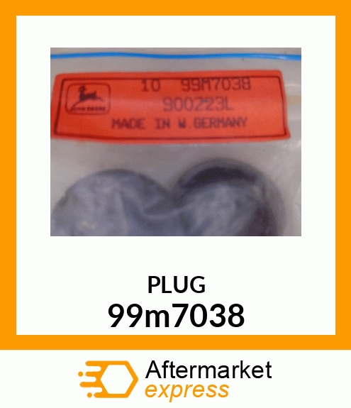 PLUG,PLASTIC 19.3 LAN968 BLACK 99m7038