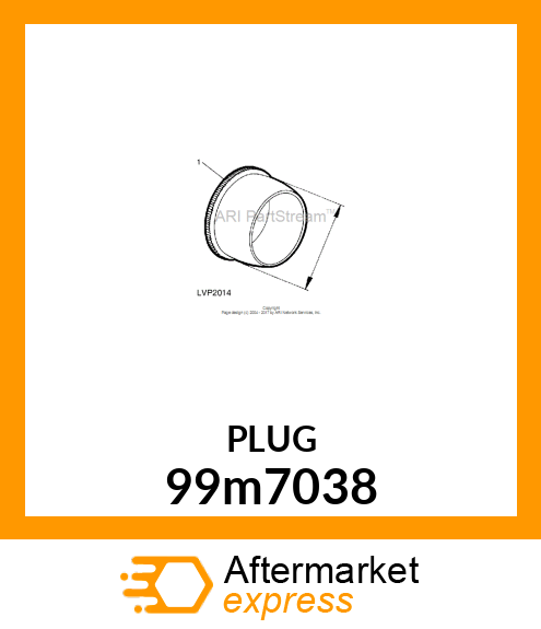 PLUG,PLASTIC 19.3 LAN968 BLACK 99m7038