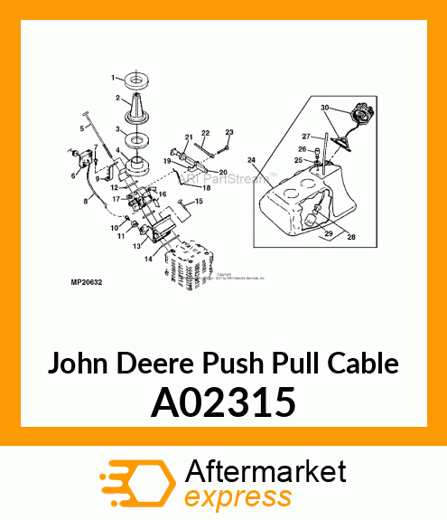 Push Pull Cable A02315
