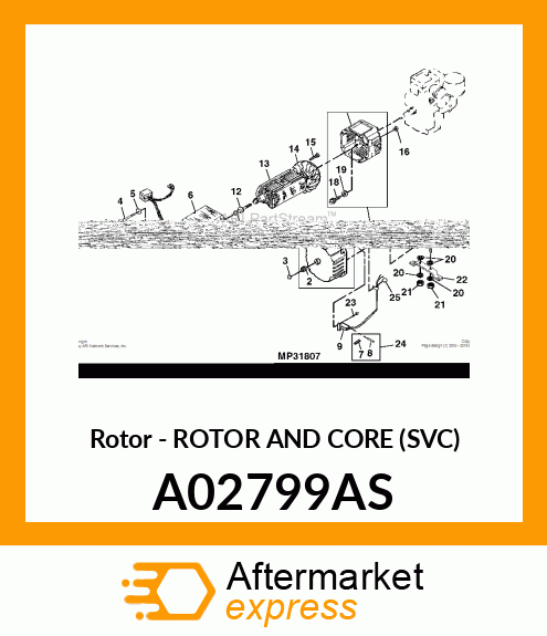 Rotor A02799AS