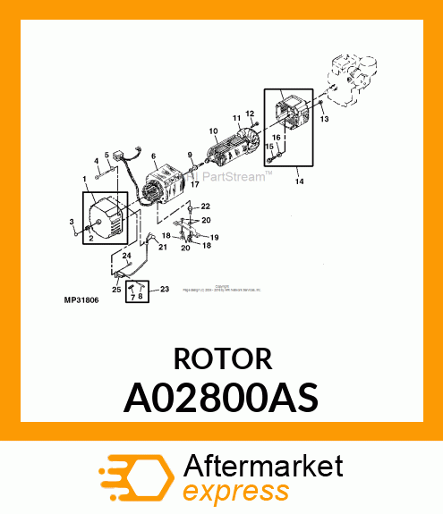 Rotor A02800AS