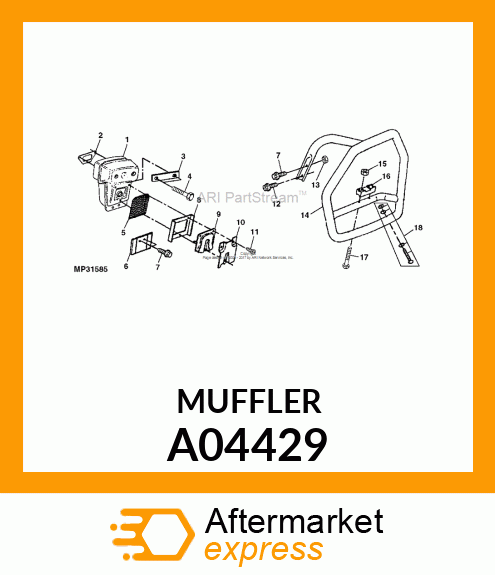 Muffler A04429