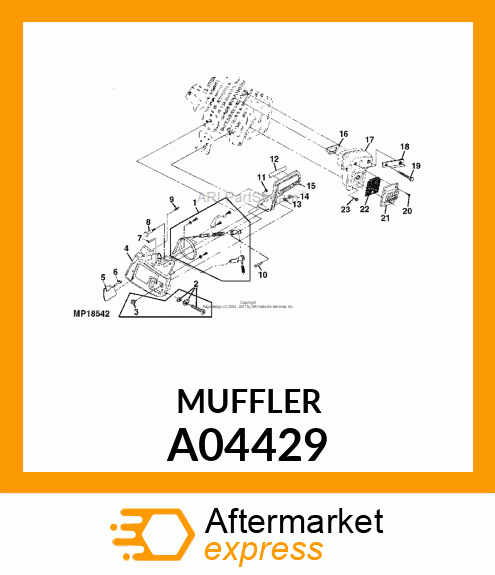 Muffler A04429