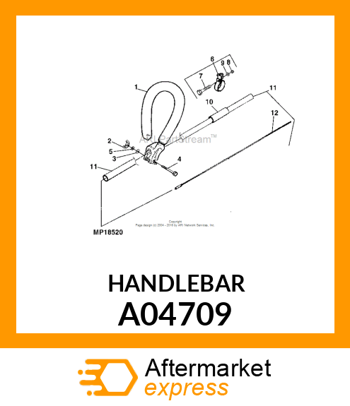 HANDLEBAR A04709