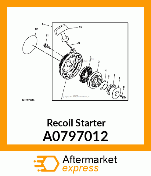 Recoil Starter A0797012