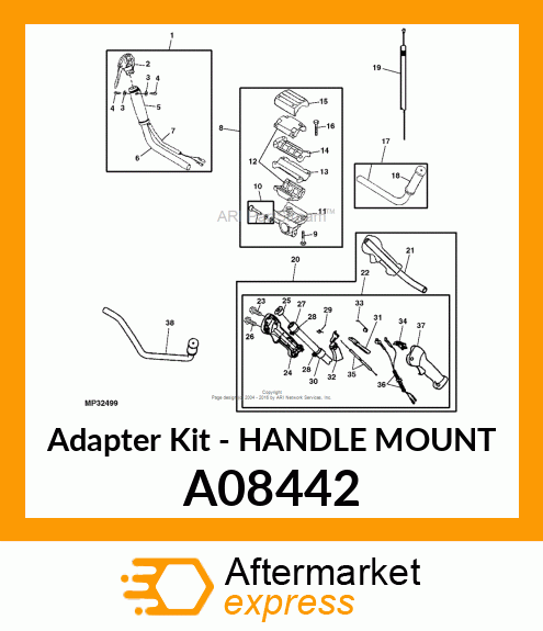 Handle Mount A08442