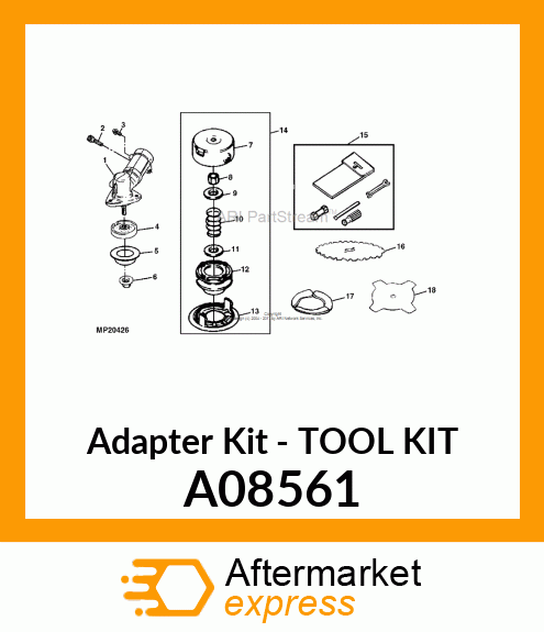 Adapter Kit - TOOL KIT A08561