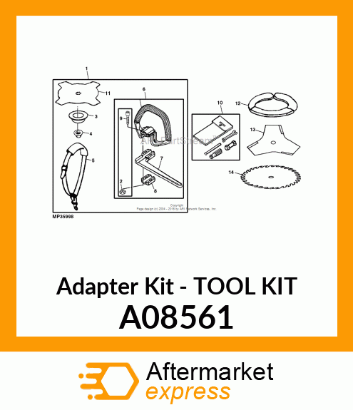 Adapter Kit - TOOL KIT A08561