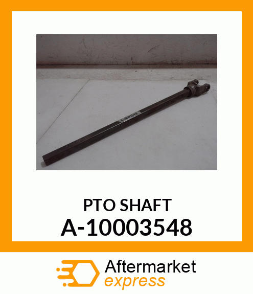 Yoke With Shaft - ASSY 35 YOKE & SHAFT 48" A-10003548