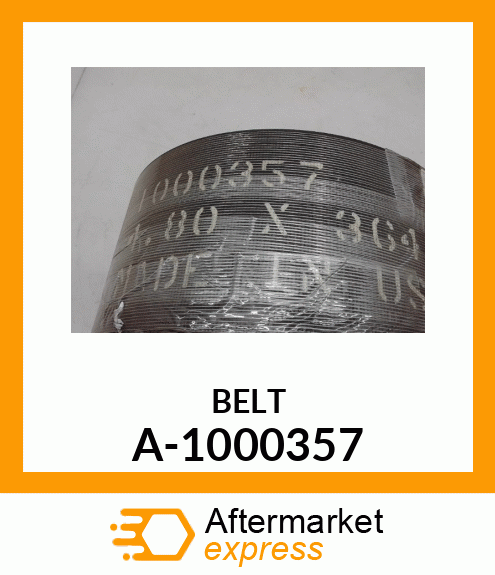 Flat Belt - 3 PLY, MRT, 4.8 X 364 A-1000357