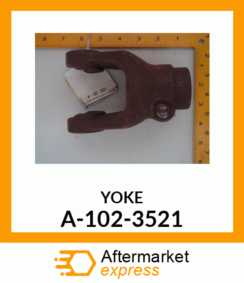 Universal Joint Yoke - QUICK DISCONNECT TRACTOR YOKE A-102-3521