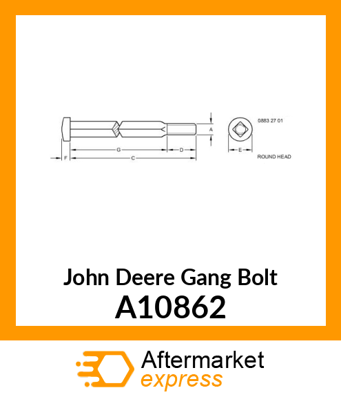 FRONT DISK SHAFT A10862