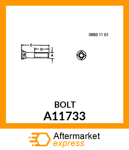 Bolt A11733