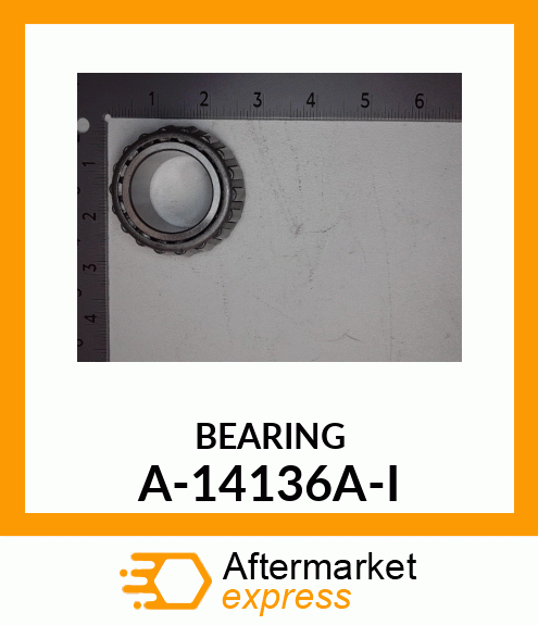 Bearing Cone - CONE, TAPERED ROLLER A-14136A-I