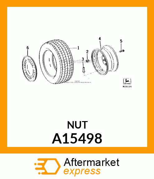 Nut A15498