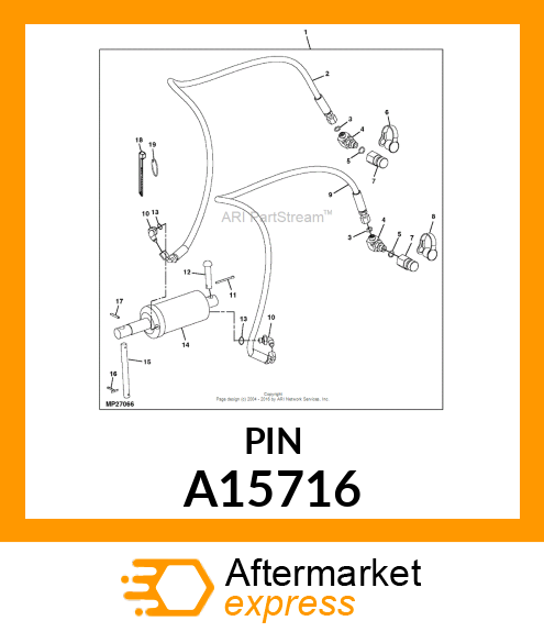 DRILLED PIN 1/2 X 2 1/4 A15716