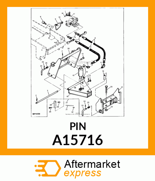 DRILLED PIN 1/2 X 2 1/4 A15716