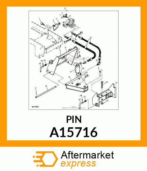 DRILLED PIN 1/2 X 2 1/4 A15716