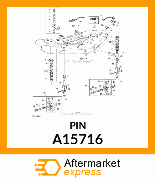 DRILLED PIN 1/2 X 2 1/4 A15716