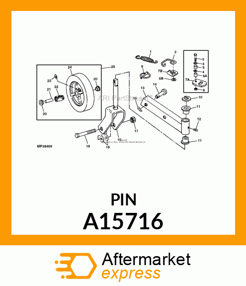 DRILLED PIN 1/2 X 2 1/4 A15716