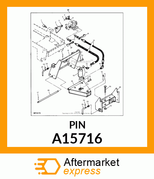 DRILLED PIN 1/2 X 2 1/4 A15716