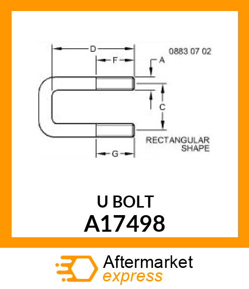 Bolt A17498