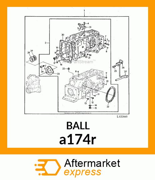 BALL, STEEL a174r