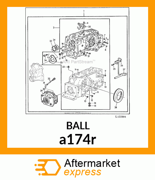 BALL, STEEL a174r