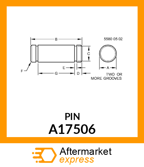 Pin A17506