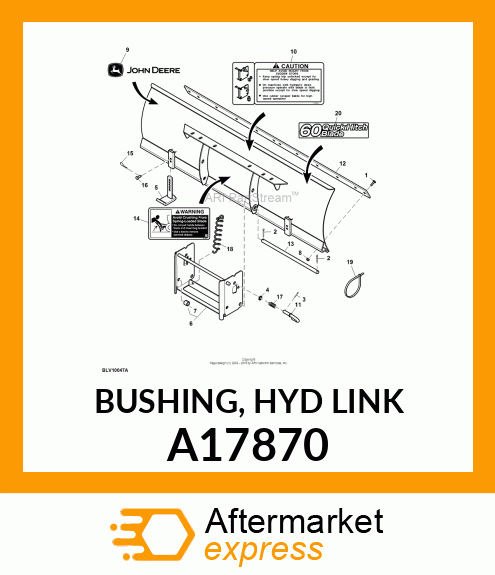 BUSHING, HYD LINK A17870