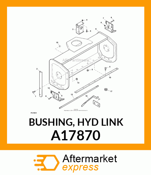 BUSHING, HYD LINK A17870