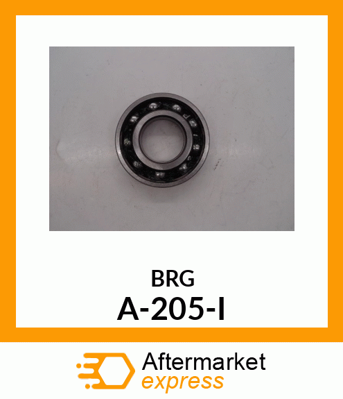 Ball Bearing - BRG., BALL; 6200 SERIES A-205-I