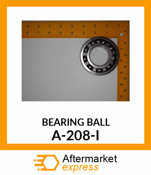 Ball Bearing - BRG., BALL; 6200 SERIES A-208-I