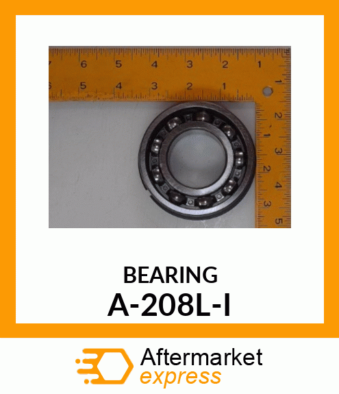 Ball Bearing - BEARING, BALL; 6200 SERIE A-208L-I