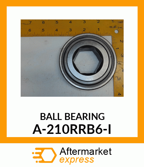 Spherical Roller Bearing - BRG., BALL; SPH., HEX, PL A-210RRB6-I