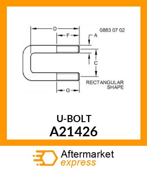 Bolt A21426