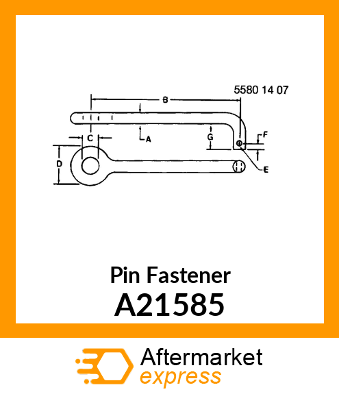 Pin Fastener A21585