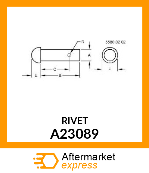 RIVET A23089