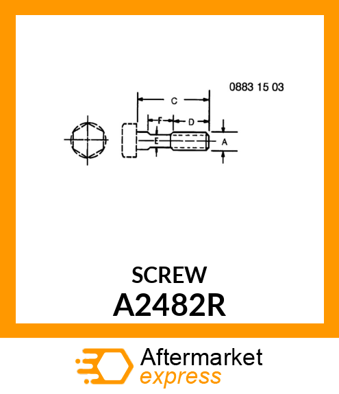 Screw A2482R