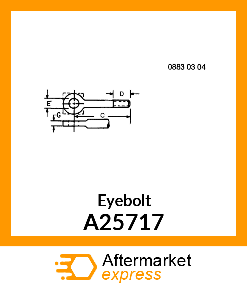 Eyebolt A25717