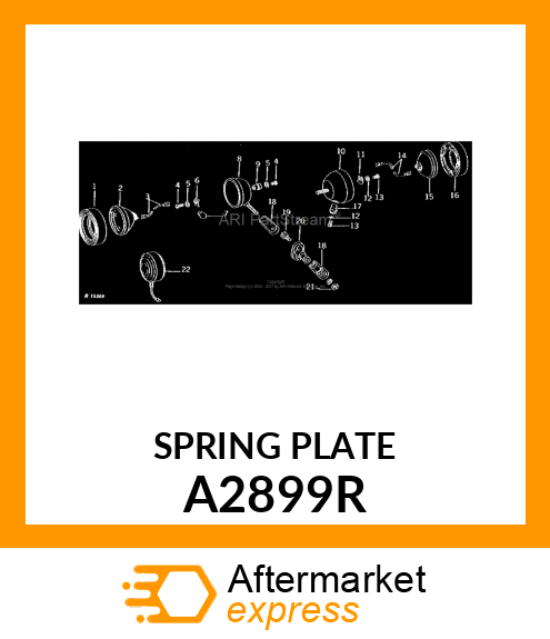 SPRING,TERMINAL PLATE /PARTS/ A2899R