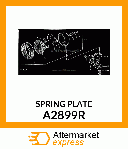 SPRING,TERMINAL PLATE /PARTS/ A2899R