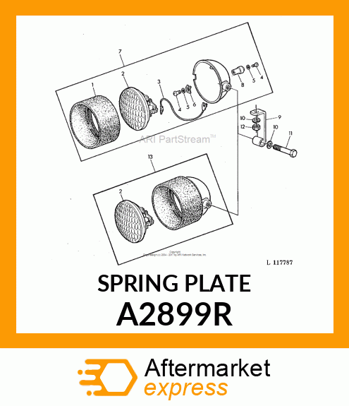 SPRING,TERMINAL PLATE /PARTS/ A2899R