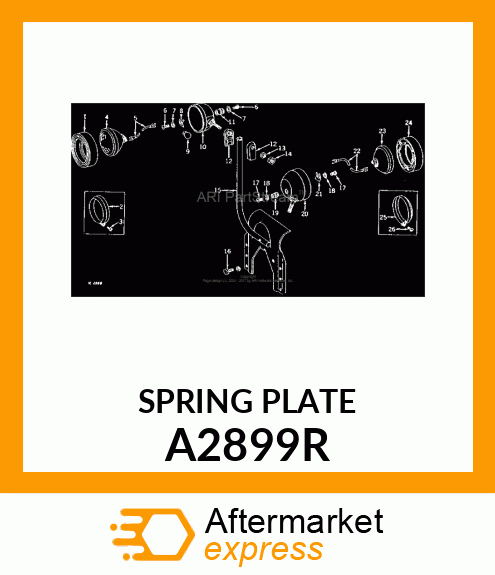 SPRING,TERMINAL PLATE /PARTS/ A2899R