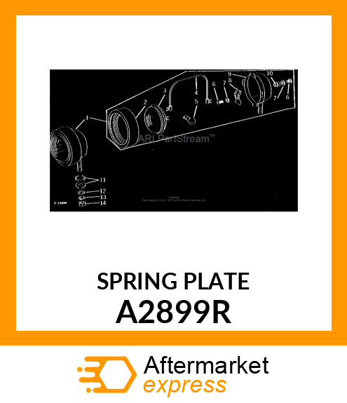 SPRING,TERMINAL PLATE /PARTS/ A2899R