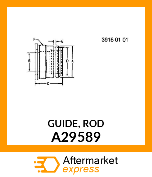 GUIDE, ROD A29589