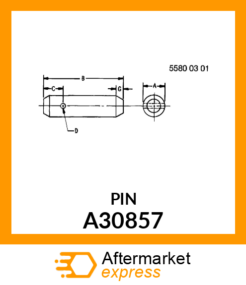 Pin Fastener A30857